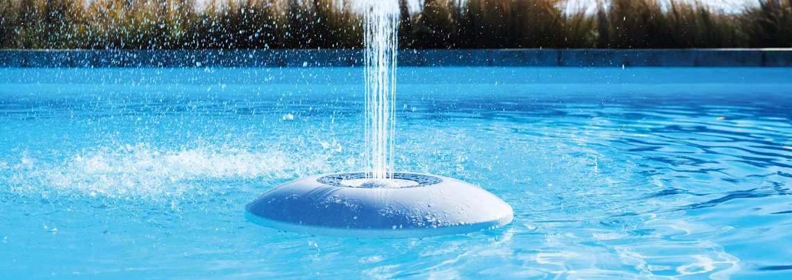 Fontaine flottante
