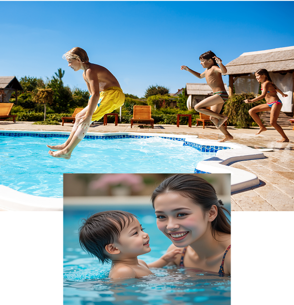 pool and play